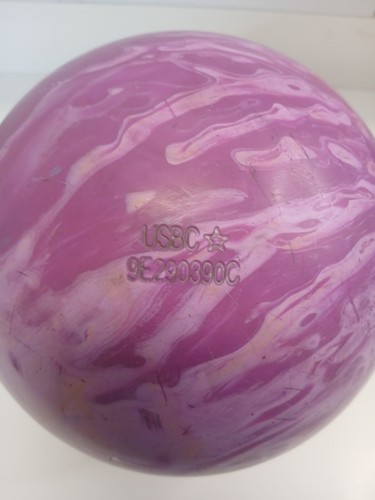 Ebonite DESTINY Pink Bowling Ball 15lbs 4oz Drilled - Picture 7 of 14