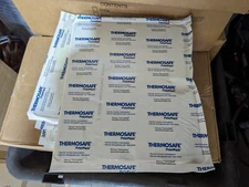 4x ThermoSafe Polar Pack Foam Brick Freezer Ice Packs 9.5 x 11.25 x 1 FPP56