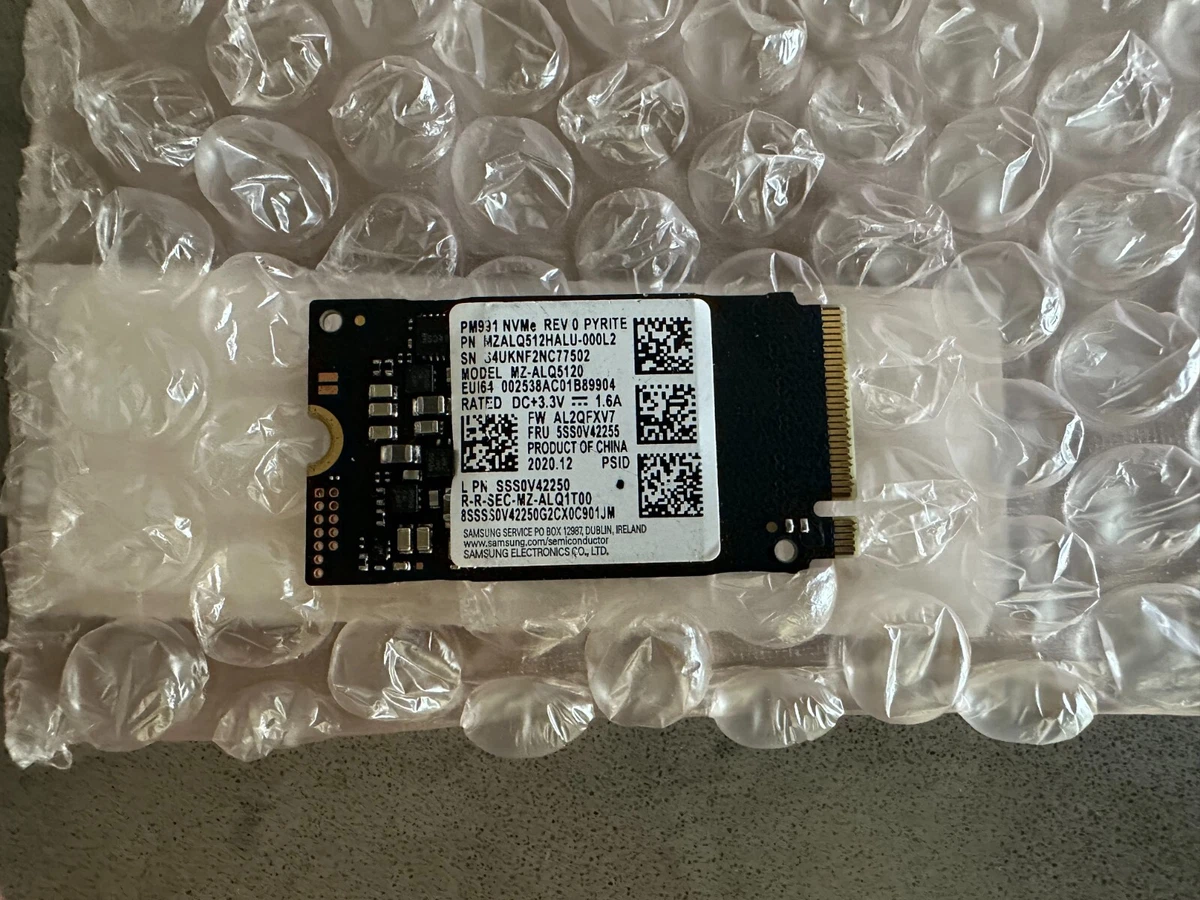 Samsung PM991a 512GB M.2 2242 PCIe 4.0 NVMe Internal SSD (3100MB/s 