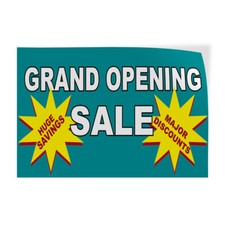 Decal Stickers Vinyl Store Sign Label Business