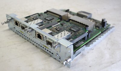 Cisco SM-2GE-SFP-CU Service Module 73-10370-03 W/ 2x SFP-EN 73-13295-01