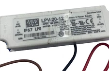 MW Mean Well LPV-20-12 Power Supply Class-2 20W 12V LPV2012🔔
