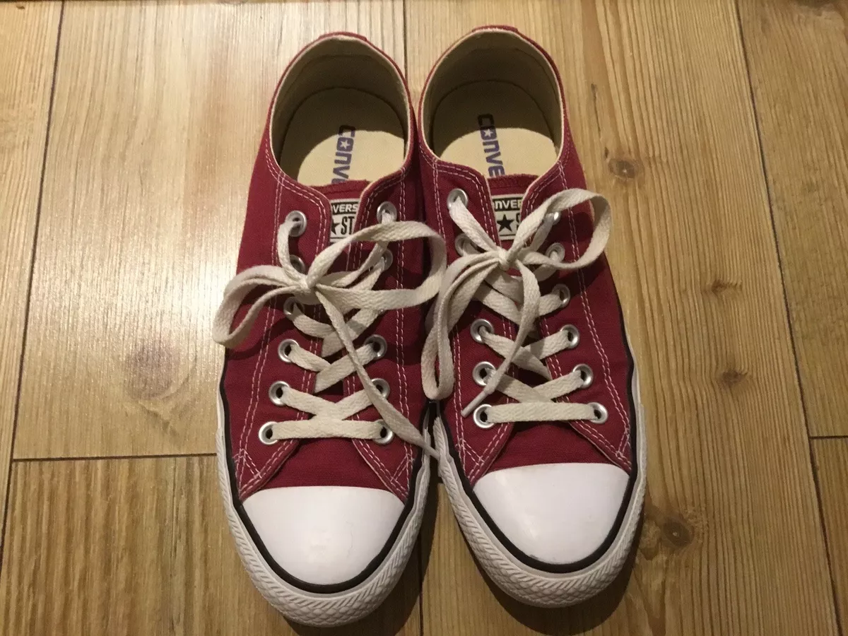 converse all star Shoes Burgundy Size 6