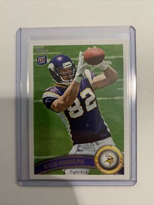 Kyle Rudolph Rookie Card 2011 Topps Rookie Card #6 Kyle Rudolph - Vikings RC! | eBay