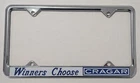 Winners Choose Cragar License Plate Frame - Vintage Mag Wheels
