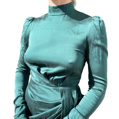 Zimmermann Womens Silk Emerald Green Wrap Mini Cocktail Party Dress Sz 0 | eBay Zimmermann Womens Silk Emerald Green Wrap Mini Cocktail Party Dress Sz 0 | eBay