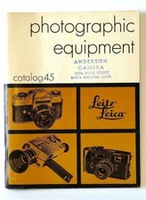 Excellent Leica Photographic Equipment Catalog 45 80 Pages P-4082