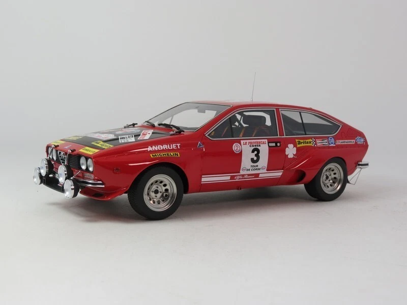 LS Coleccionables Alfa Romeo GT Gr.2 #3 - 3er Rally Tour De Corse 1975 1/18 LS087B Foto 2 de 4