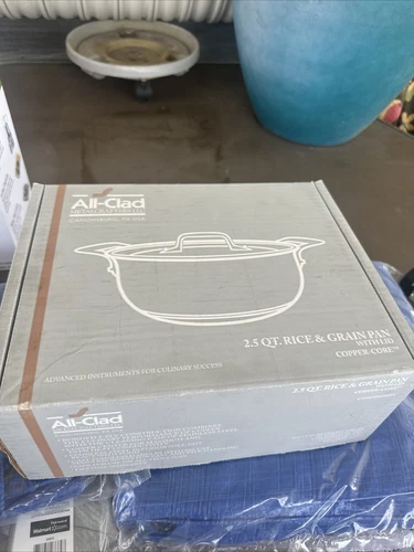 All-Clad 2.5 Qt Rice And Grain Pan With Lid. New In Box