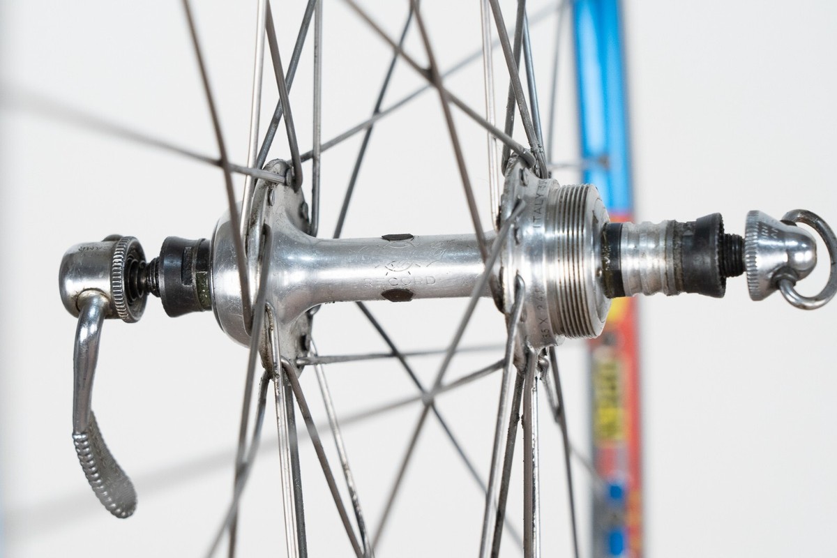 WHEELSET PAIRE DE roues velo de course Campagnolo record jante mavic OR dorée EUR 84,00 - FR