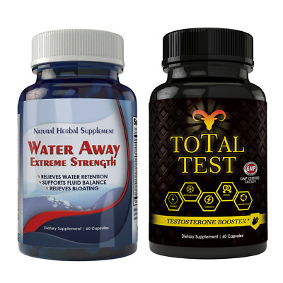 Water Away Diuretic Fluid Balance & Vitality Stamina Dietary Supplement 60 Caps