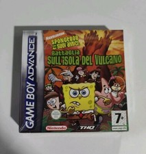 SPONGEBOB BATTAGLIA SULL'ISOLA VULCANO NINTENDO GAMEBOY ADVANCE NUOVO ITA GBA