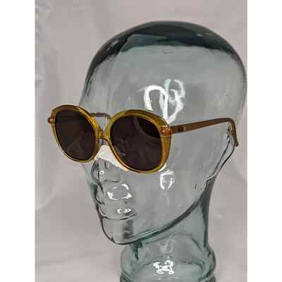 Auth. Vintage Dior honeyed sunglasses Vintage Christian Dior 2044-80 Optyl Honey Frame Sunglasses  main image 3