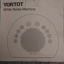 Slim White Noise Sound Machine For Adult  Baby Sleeping 8 Night Light Yortot