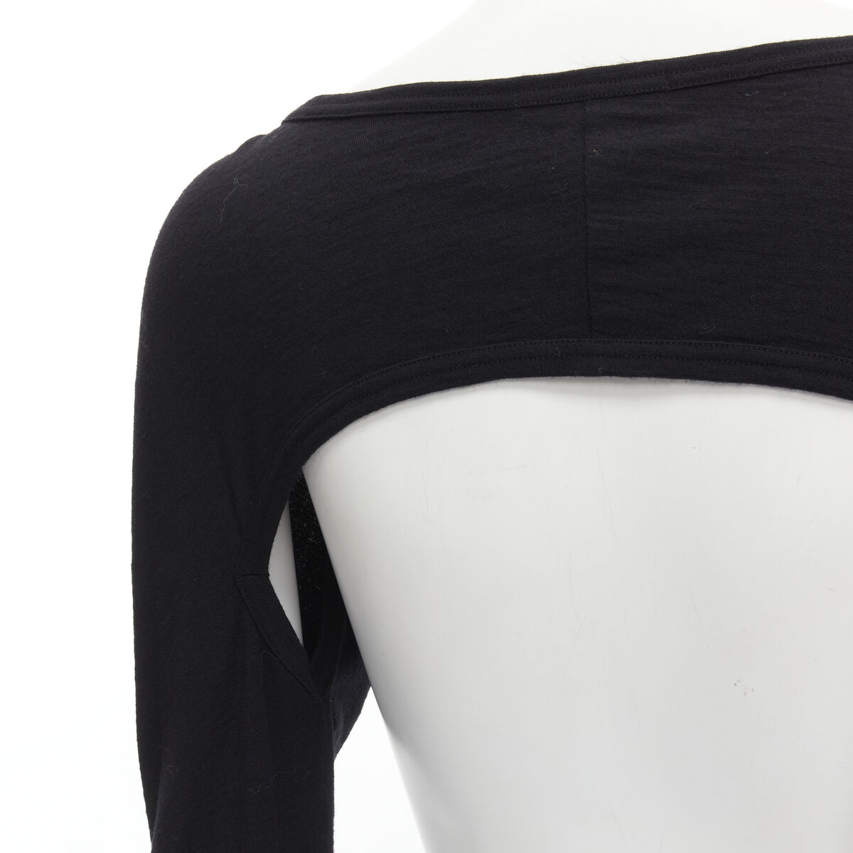 TRICOT COMME DES GARCONS Vintage black twisted cropped long TRICOT COMME DES GARCONS Vintage black twisted cropped long