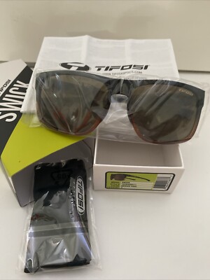 BRAND NEW IN BOX TIFOSI Optics Swick Sunglasses - Brown Fade