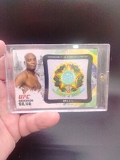 2012 Topps UFC Anderson Silva Bloodlines Patriotic Patch Card 🔥🔥🔥