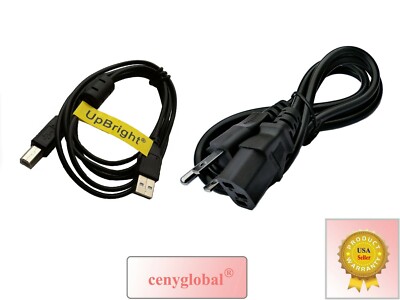 Power Cord USB For Samsung Xpress ProXpress Mono Laser Printer All-In-One Series