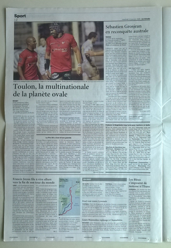 LE FIGARO N°19 740 du 18/01/2008 - MORT DE CARLOS/ Daniel Auteuil/ Salon Detroit - Picture 5 of 11