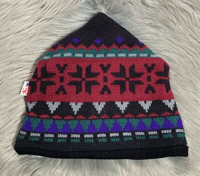 Vintage Darn Fine Hat Knit Unisex Beanie One Size USA OS