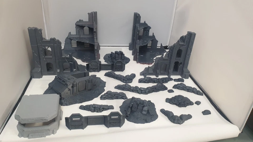 Terrain Scenery Bundle Miniature Gaming "Compatible With"40k Warhammer Warfare