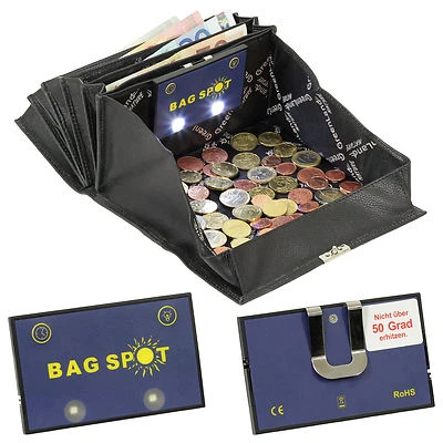 LED-BAG-SPOT LED Licht für Kellnerbörse Kellner Geldbörse Bedienungsbörse Handtasche Tasche