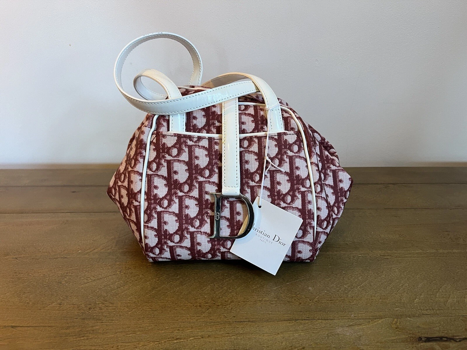Mini sac bowler Dior Galliano SS02 Diorissimo   État exceptionnel
