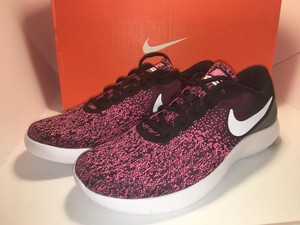 nike flex contact pink and black
