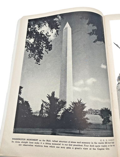 1945 Washington DC, the Nations capital illustrated 60 pg booklet Vintage Guide - Foto 5 di 12