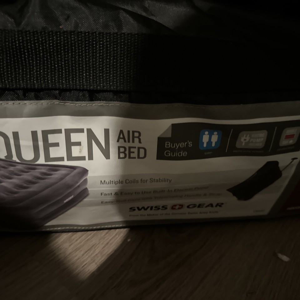 Custom Comfort Swiss+Gear Air Mattress Queen Built In Automatic Dual High+Remote eBay