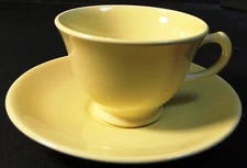 Taylor Smith Taylor Luray Pastels Yellow  Tea Cup Saucer Excellent