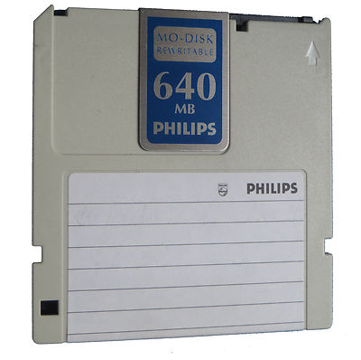Philips  640MB  MO DISK Disc 3,5'' Medium     #10