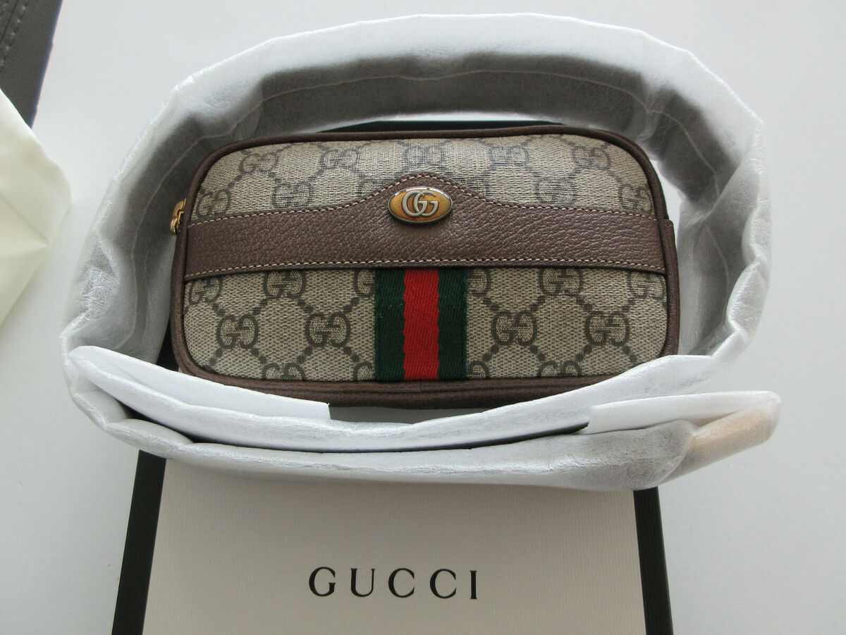 Ophidia GG Small canvas belt bag in beige - Gucci