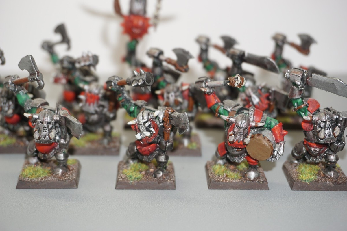 その他 warhammer old world black orl Warhammer Fantasy Battle Old World Black Orc Big Boss with