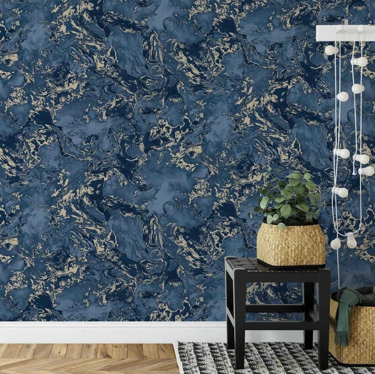 Top 166+ navy blue gold wallpaper best 3tdesign.edu.vn