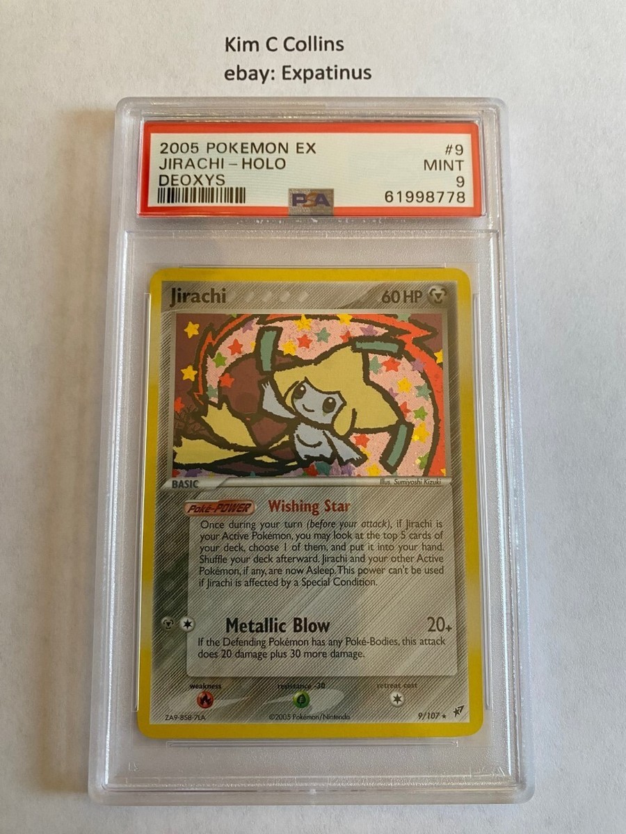 Pokemon 2005 EX Deoxys Jirachi #9 Holo PSA 9 Mint | eBay