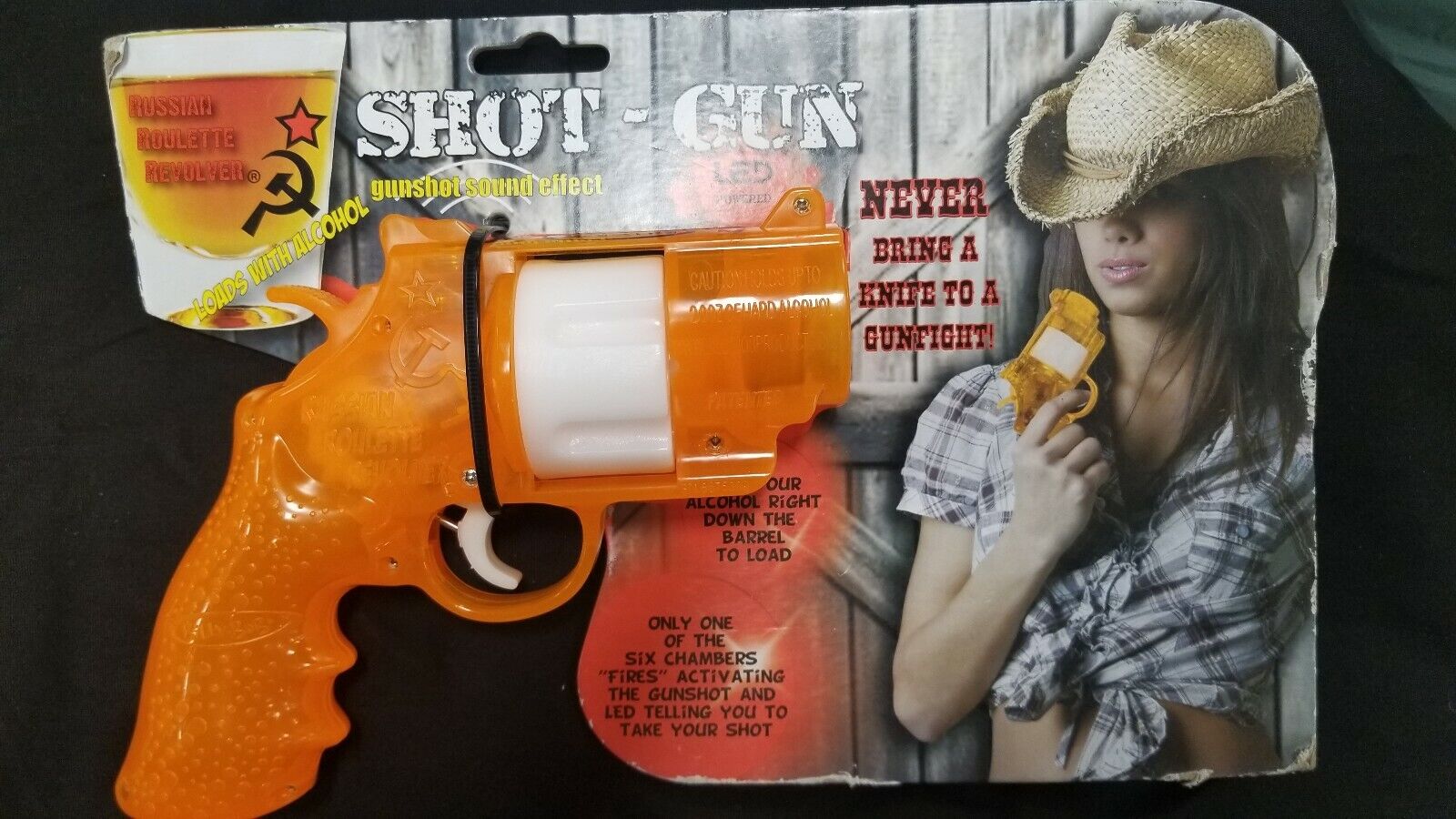 The Shot Gun Drinking Russian Roulette Revolver 658890323022 | eBay