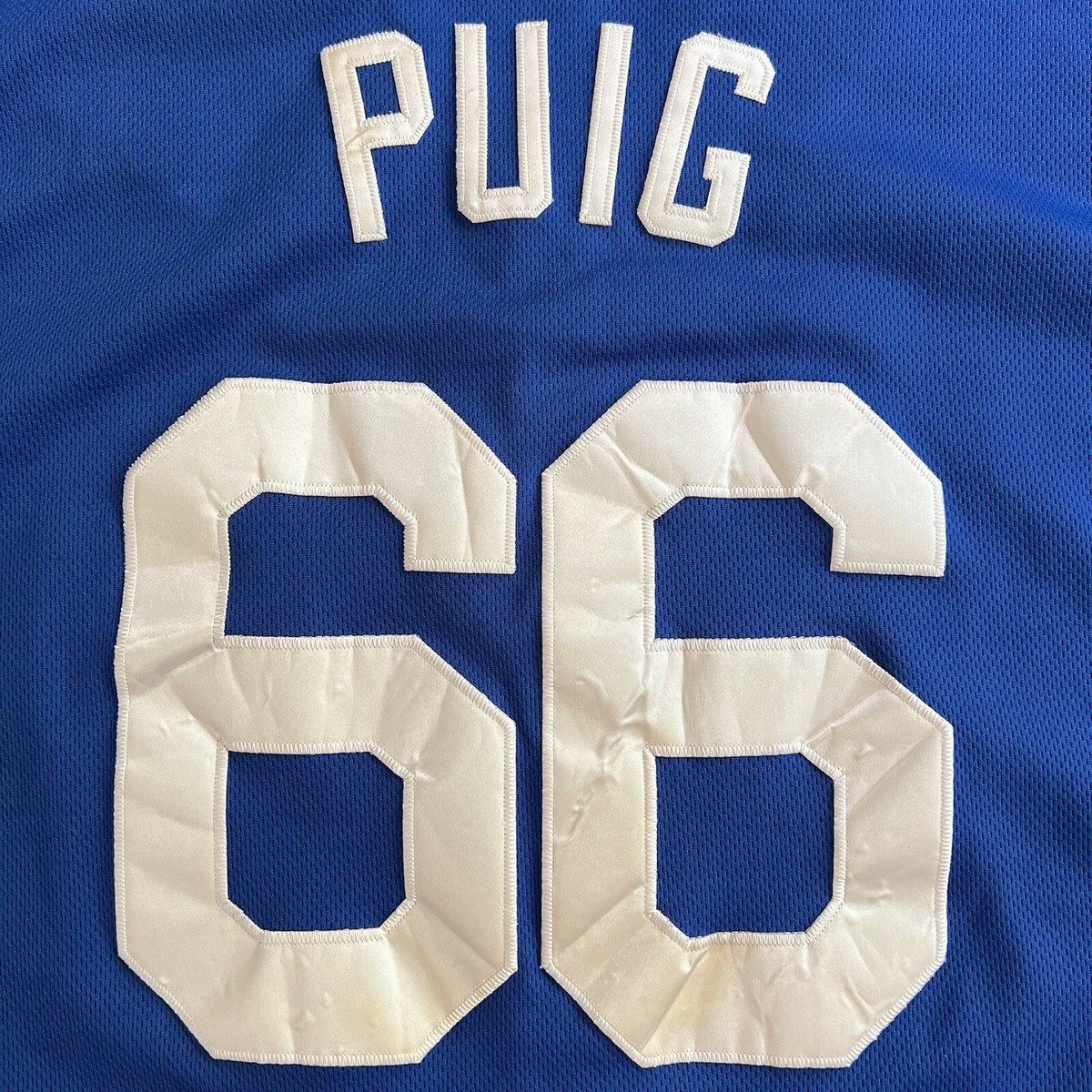 ロサンゼルス・ドジャース PUIG 66 ユニフォーム Majestic Authentic Collection Los Angeles Dodgers Mesh