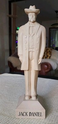VINTAGE 1850-1911 JACK DANIEL'S WHISKEY 90 PROOF STATUE STORE DISPLAY 18''