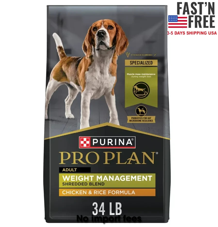 Purina Pro Plan Weight Management Dog Food, Shredded Blend C