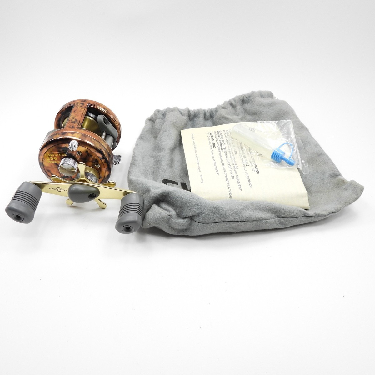 Shimano Calcutta 250 Fishing Reel. Stogie Edition. Made in Japan