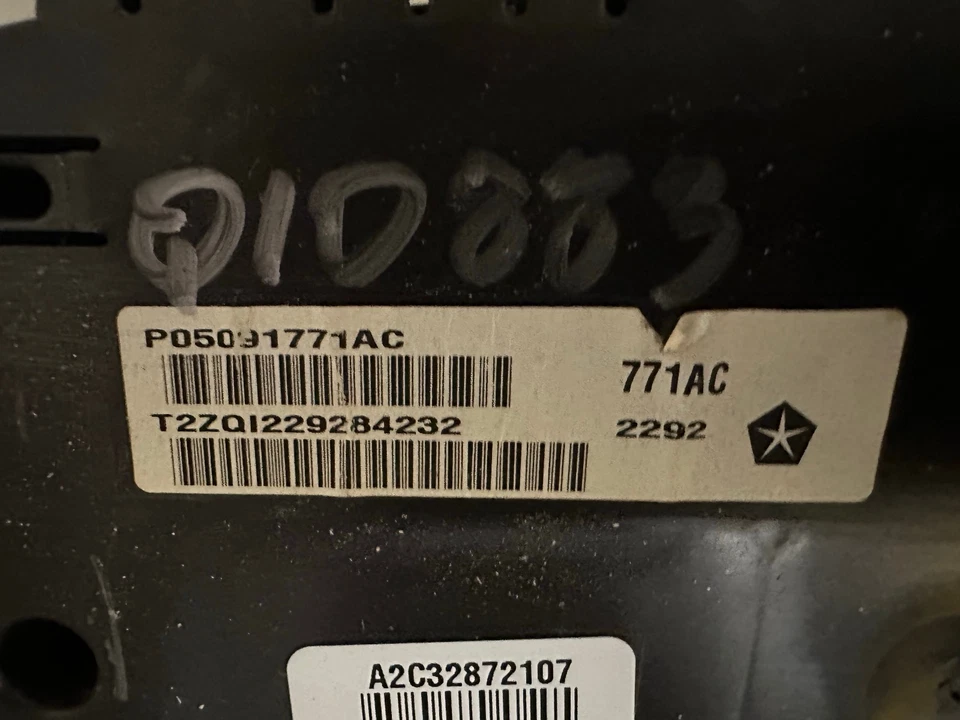 Speedometer Instrument Cluster 2013 Dodge Charger STX/SE Gauges 158,932 Miles - Image 3 of 4