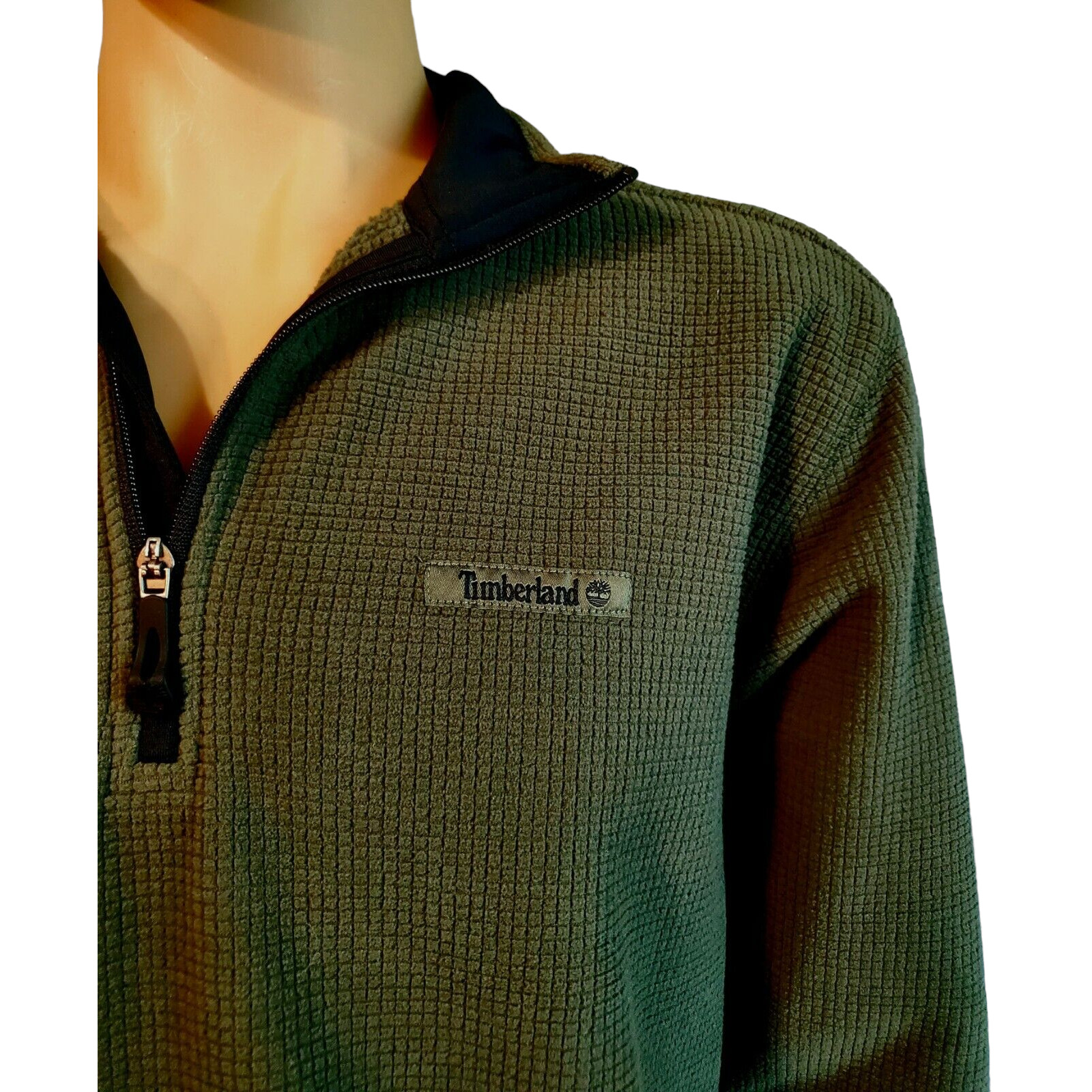 Timberland Pullover Green 100% Polyester RN36543 … - image 2