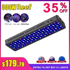 300W Full Spectrum Dimmable LED Aquarium Light Reef Fish Tank Lamp SPS LPS Coral