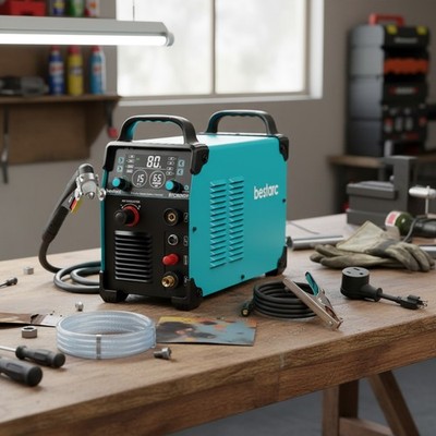 Dual Voltage 110/220V Plasma Cutter - 80A with Air Sensor & Adjustable Settings