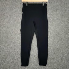 Spanx Leggings Womens Small Petite Black High Rise Compression Athletic Pants