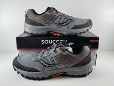 Saucony Excursion TR14 Trail Running Shoes Men’s Size 10.5 Grey/Orange S20584-16