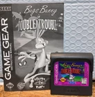 Sega Game Gear- Bugs Bunny In Double Trouble Cartridge and Manual Tested