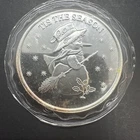 1 Oz Silver 2006 Snow Man Season, 1 Troy Ounce .999 Fine Silver BU Bullion Lot 2