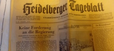 1960 German Newspaper Independent News North Baden